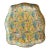 Vintage Mid-Century Japanese Floral Decoupage Scalloped Bar Tray – Alcohol Proof For Sale