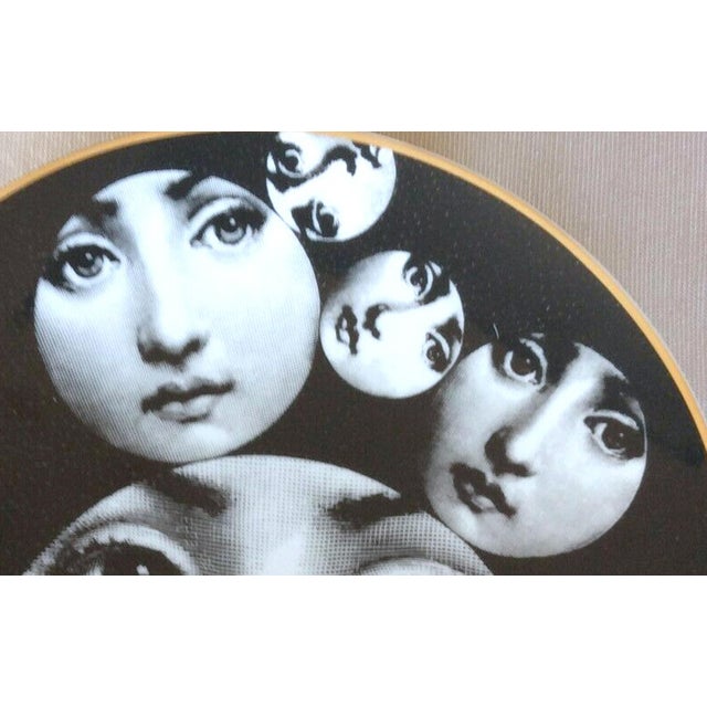 Piero Fornasetti Piero Fornasetti Rosenthal Porcelain Plate, Temi E Variazioni, Motiv 34, Soap Bubbles For Sale - Image 4 of 7