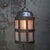 1920s Art Deco pendant lamp Matte glass with black illustrated pattern Brass nickel-plated gallery, glass holder E27 / E26...