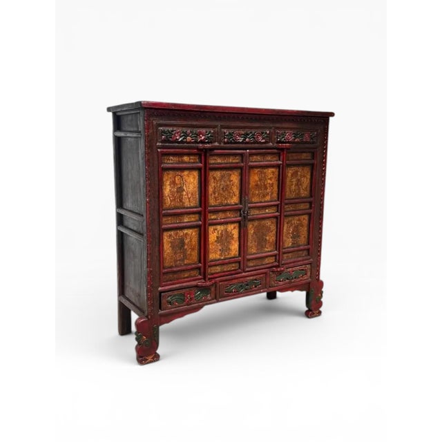 1820s Chinese Qing Dynasty Large Cabinet For Sale - Image 4 of 14