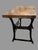 Early 20th Century Vintage Antique Industrial Saltzman Chicago Cast Iron Table With Wooden Top For Sale - Image 5 of 9