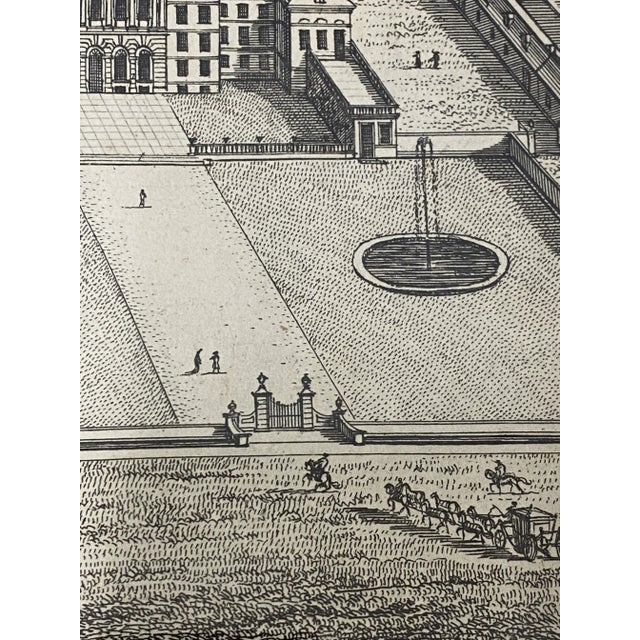 Early 18th Century Etching "Badminton in the County of Gloucester" C.1724 For Sale - Image 9 of 13