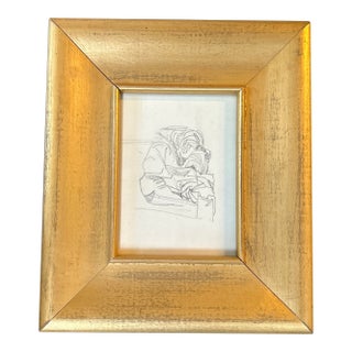 1950’s Original Abstract Expressionist Pencil Drawing For Sale