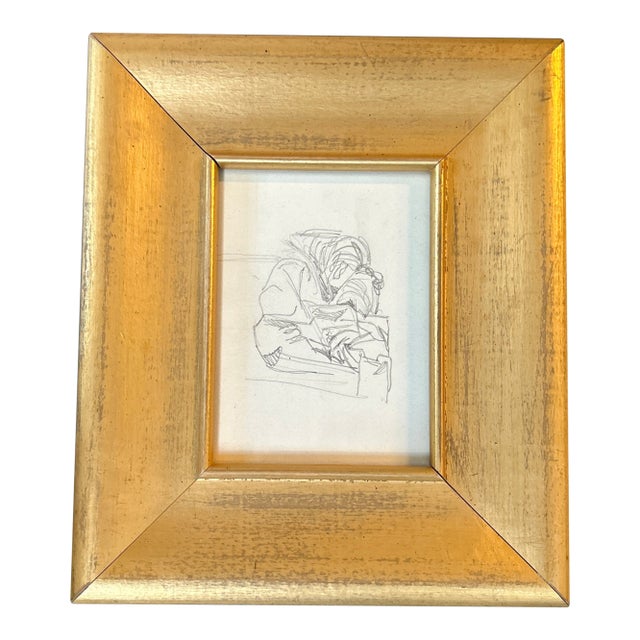 1950’s Original Abstract Expressionist Pencil Drawing For Sale