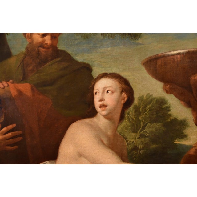 Giovanni Segala, Susanna and the Elders, 1700, Oil on Canvas For Sale - Image 4 of 15