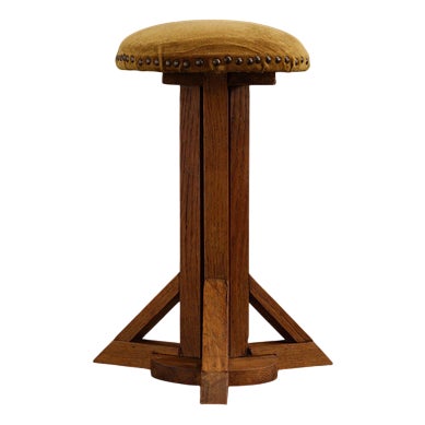 Vintage Architectural Stool, 1930s For Sale