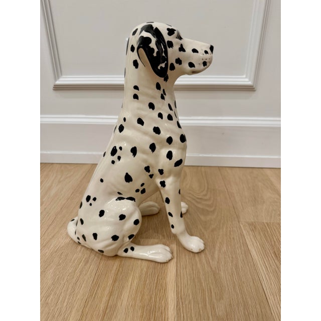 Royal Doulton Large Vintage Beswick England Fireside Dalmatian Dog Statue – Model 2271 (Early Royal Doulton) For Sale - Image 4 of 11