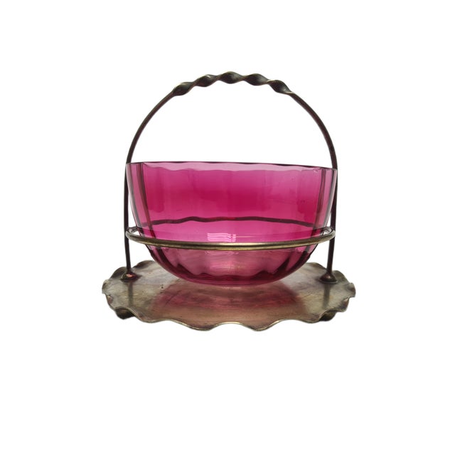 Antique Art Nouveau British Basket, 1900s For Sale - Image 9 of 16