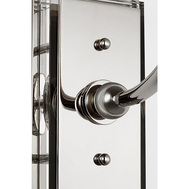 Hulton 17" Cordless Single Sconce in Polished Nickel with Linen Shade Designer: Thomas O'Brien Finish: Polished Nickel...