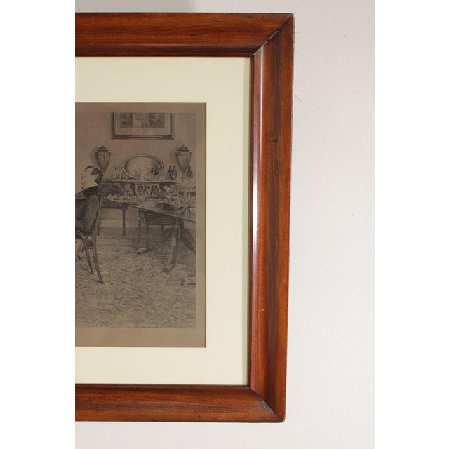 Walter Dendy Sadler 'After Dining Rest Awhile' Framed Print For Sale - Image 9 of 12