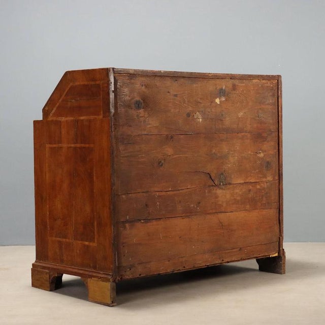 18th Century Walnut Bureau, Italy For Sale - Image 14 of 15