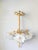 Louis XVI Patinated Gilt Bronze Chandelier, 1890s For Sale - Image 3 of 10