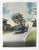 Early 20th century colortone advertising photograph of a 1930's blue roadster convertible. Unsigned. Unframed, edge and...