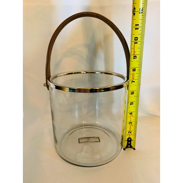 Zodax Barclay Butera Equestrian Ice Bucket with Leather Handle For Sale - Image 12 of 13