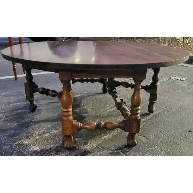 Wood 1970s Vintage Drop Leaf Wooden Coffee Table For Sale - Image 7 of 7