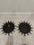 Vintage Silver and Gilt Sunburst Mirrors – A Pair. Heavy Plaster Hollywood Regency / Spanish Revival For Sale In Chicago - Image 6 of 6