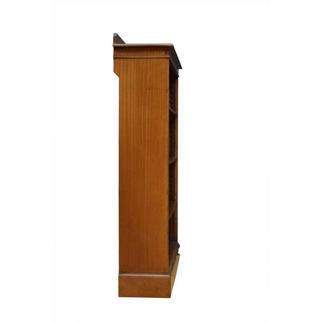 Edwardian Walnut Open Bookcase, 1900 For Sale - Image 15 of 18