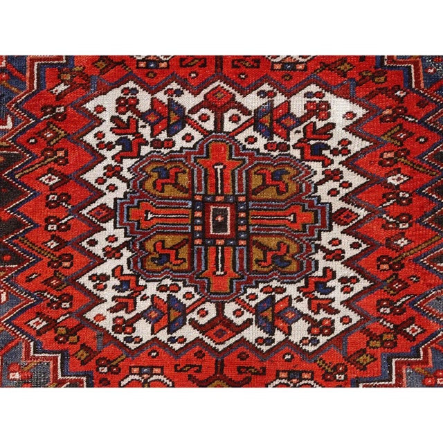 1960 Red Vintage Persian Rug For Sale In New York - Image 6 of 12