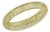 Lucite Bracelet Bangle Yellow Lemon with Silver Metallic Thread Inclusions For Sale