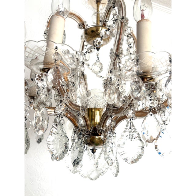Vintage Italian Maria Theresa Chandelier, 1940s For Sale - Image 18 of 18