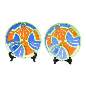 1960s Art Plates by Emilio Pucci for Rosenthal- A Pair