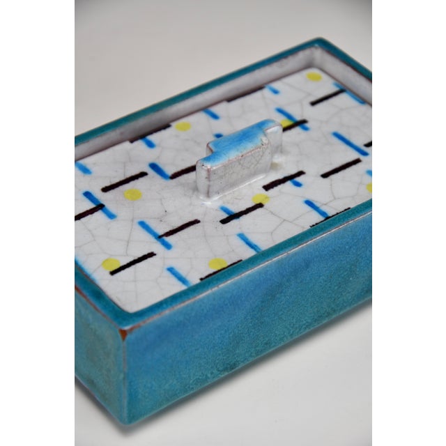 Bauhaus Ceramic Zuckerdose Box by Uffrecht & Co., Neuhaldensleben, 1930 For Sale - Image 10 of 14
