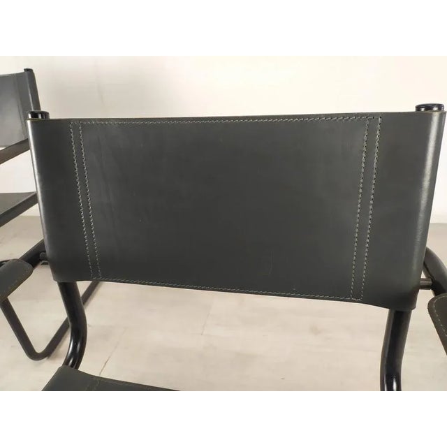 Set of Desk Chairs in the style of Marcel Breuer For Sale - Image 11 of 18