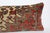 Antique Persian Heriz Lumbar Rug Pillow – Rare Handwoven Textile -16'' X 43'' For Sale In Tampa - Image 6 of 10