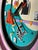 Paper Postmodern Memphis Group Style Wall Tabletop Clock Battery Operated, Circa 1980s For Sale - Image 7 of 12