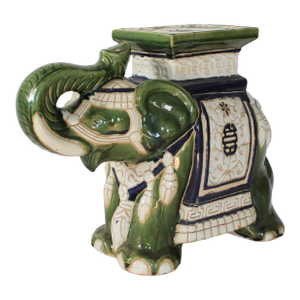 Vintage Elephant Garden Stool