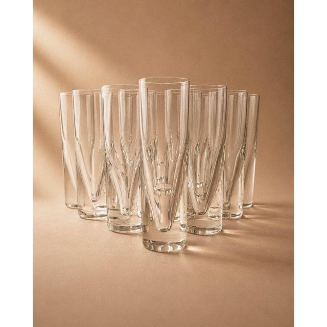 Vintage Drinking Glass by Carlo Moretti, 1960s, Set of 12 For Sale - Image 12 of 12