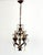 Gold Mid-Century Modern Italian Murano Glass Gilt Chandelier with Yellow Glass Drops, 1960s For Sale - Image 8 of 16