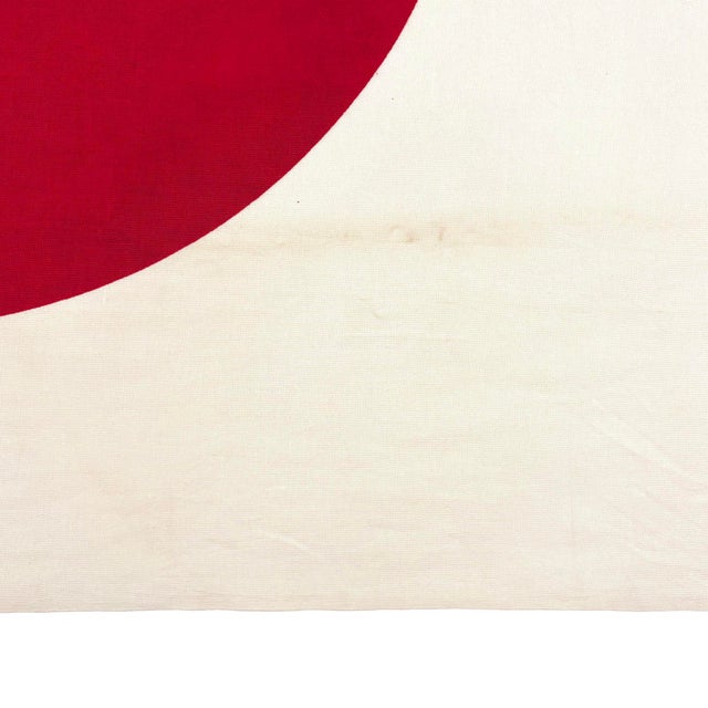 Large Vintage Cotton Flag of Japan For Sale In Los Angeles - Image 6 of 7