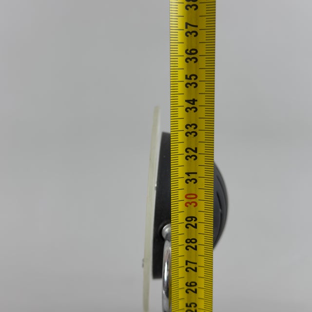 Space Age Adjustable Metal Glass Table Lamp, 1970s For Sale - Image 10 of 11