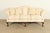 A gorgeous Chippendale or Georgian style camelback sofa By Ethan Allen USA, Circa Late 20th Century Mahogany, with carved...