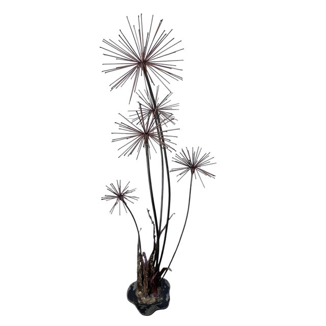 Mid 20th Century Silas Seandel Signed Starburst Floor Sculpture For Sale - Image 12 of 18