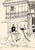 American General Merch Way Down in Chinatown - Vintage Illustration in Ink by Irene Pattinson For Sale - Image 3 of 5