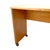 Late 20th Century Vintage Mid-Century Modern Teak Rolling Desk or Console Table For Sale - Image 5 of 18
