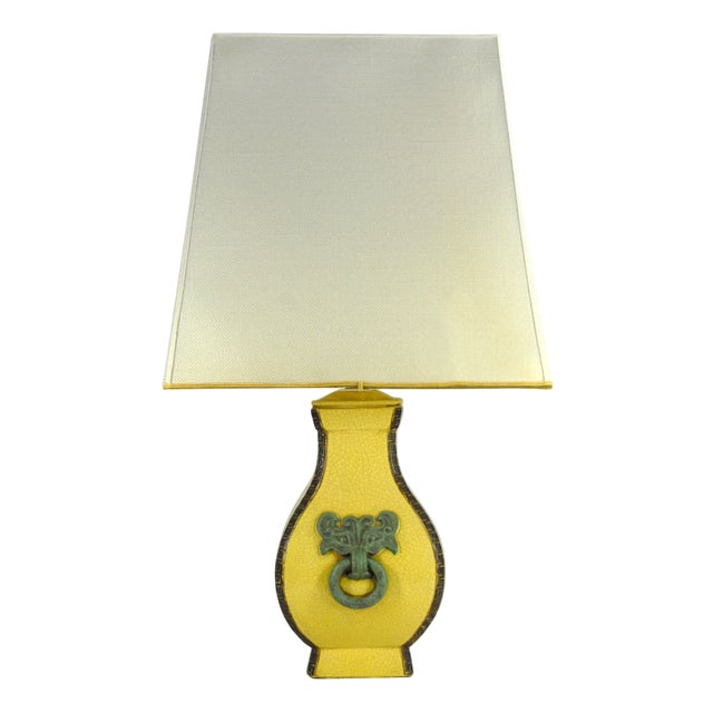 Ceramic Table Lamp in the style of Ugo Zaccagnini, 1960s For Sale