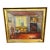 Early 20th Century Interior Painting Oil on Canvas For Sale