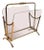 Magazine Rack in Brass and Glass, Italy, 1950s-1960s For Sale