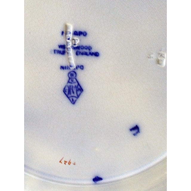 19th C Wedgwood Flow Blue Plates - Pair For Sale In San Francisco - Image 6 of 6
