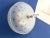 Metal Deco Cut Glass Ceiling Light, 1940s For Sale - Image 7 of 18