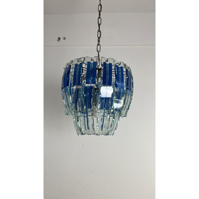 Vintage Chandelier in Colored Murano Glass in the style of Zero Quattro, 1970s For Sale - Image 10 of 13