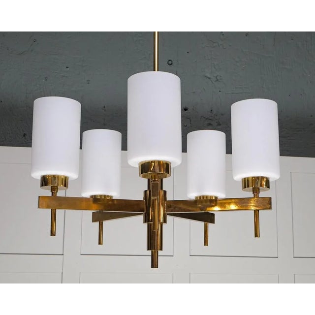 1960s Brass Chandelier by Hans-Agne Jakobsson, 1960s For Sale - Image 5 of 11