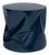 Sculptural Blue Lacquered Metal Side Table, 1990s For Sale