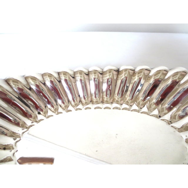 Kent Silversmiths Silverplate Bread Serving Tray For Sale - Image 4 of 7