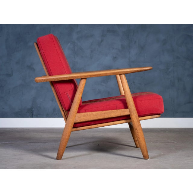 Vintage Danish GE 240 Chair in Oak by Hans J. Wegner for Getama, 1960s For Sale - Image 6 of 12