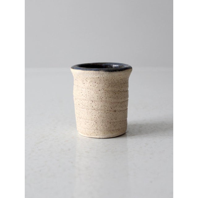 Ceramic Vintage Studio Pottery Vase For Sale - Image 7 of 8