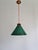 Bauhaus Art Deco Conical Green Opaline Pendant Light, 1920s-1930s For Sale - Image 3 of 12